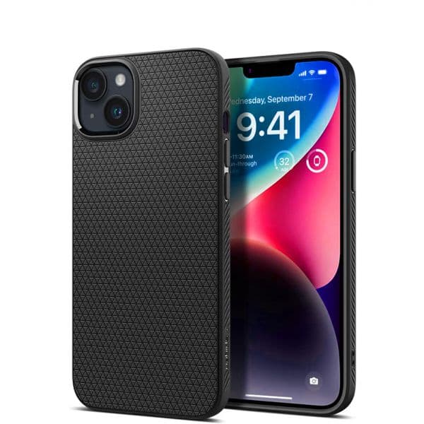 Capa para iPhone 15 SPIGEN Liquid Air Black