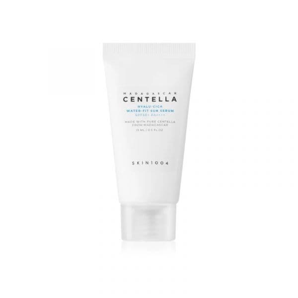 Protetor Solar SKIN1004 Madagascar Centella Hyalu-Cica Water-Fit Sun Sérum Protetor e Hidratante SPF50 15ml