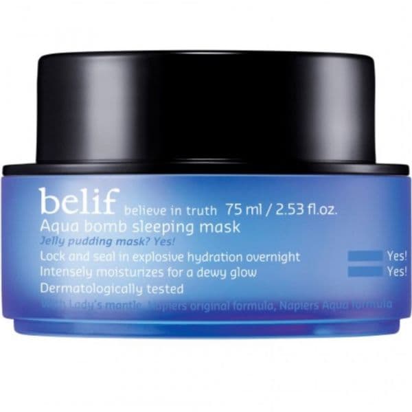 Belif Aqua Bomb Máscara de Noite Hiper-Hidratante 75ml