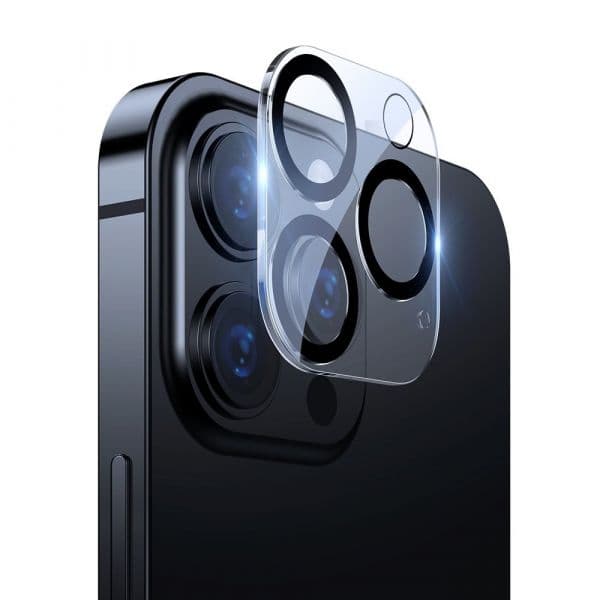 Película Vidro Temperado Camera Traseira para iPhone 15 Pro/ 15 Pro Max Transparente