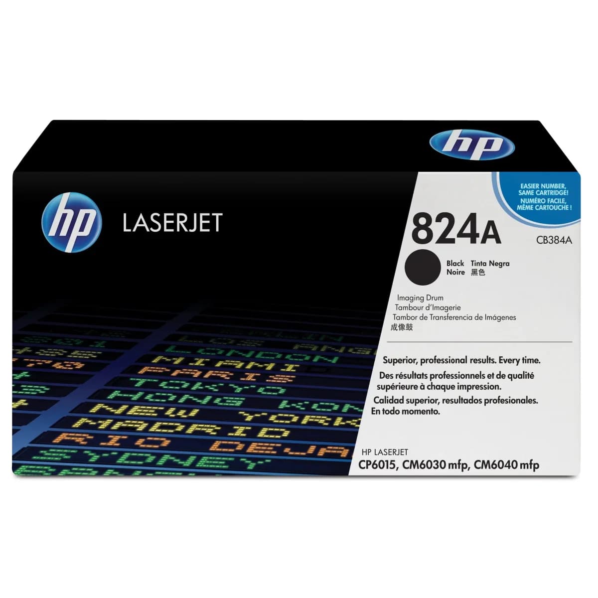 Tambor HP 824A Preto CB384A 35000 Pág.