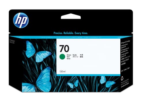 HP Tinteiro 70 Verde de 130 ml