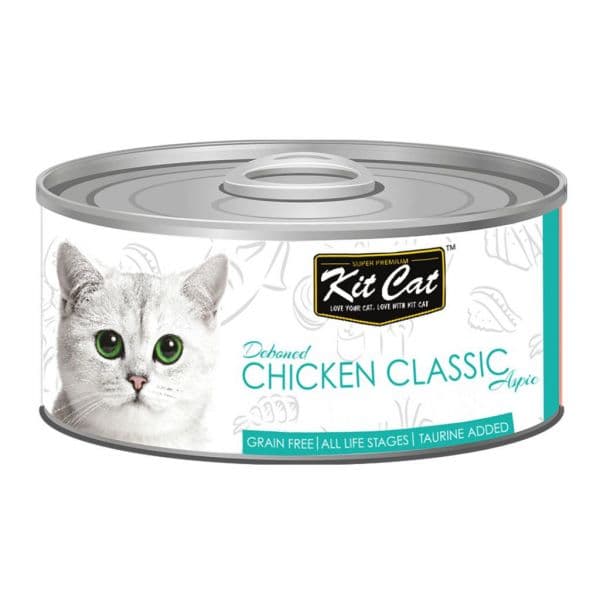Ração Húmida Kit Cat Super Premium Frango 80g