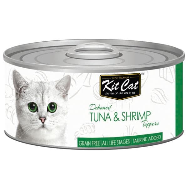 Ração Húmida Kit Cat Super Premium Atum & Camarão 80g