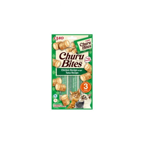 Churu Bites Atum e Frango 3x10g