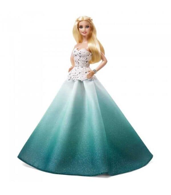 Mattel Barbie Holiday Doll Aqua Gown 2016
