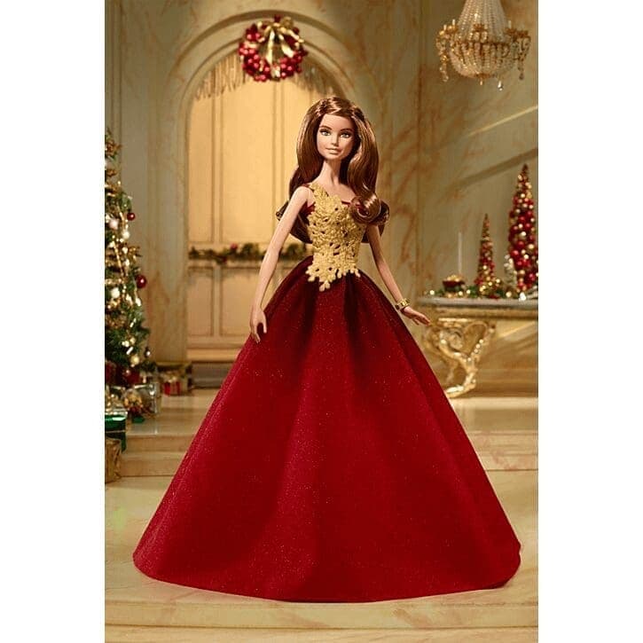 Barbie&amp;#x2122; 2016 Holiday Doll - Red Gown 3+
