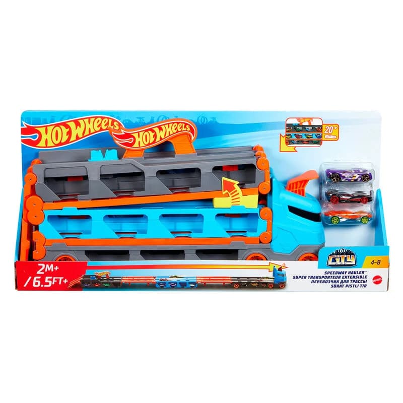 Mattel Hot Wheels Tubarão Camião de Transporte Speedway