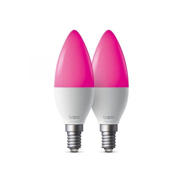 TP-Link Lâmpada Tapo L430C Smart Multicolor LED 6500K E14 (2-PACK) Wi-Fi