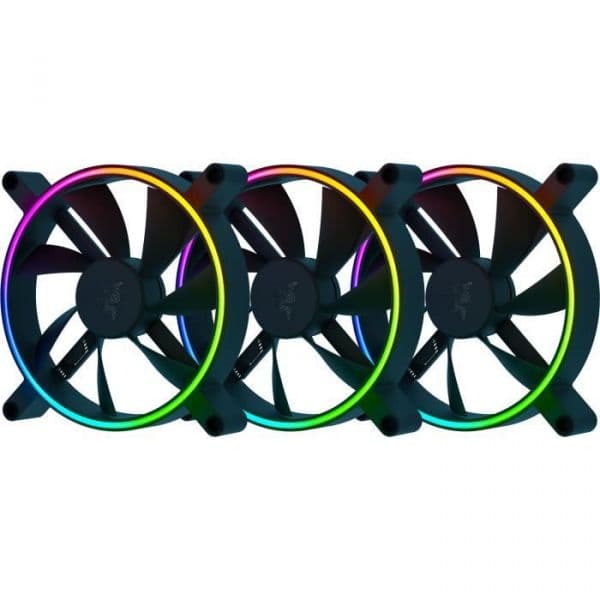 Razer Kunai Chroma ARGB PWM Pack 3 Ventoinha 140mm Preta - RC21-01810200-R3M1