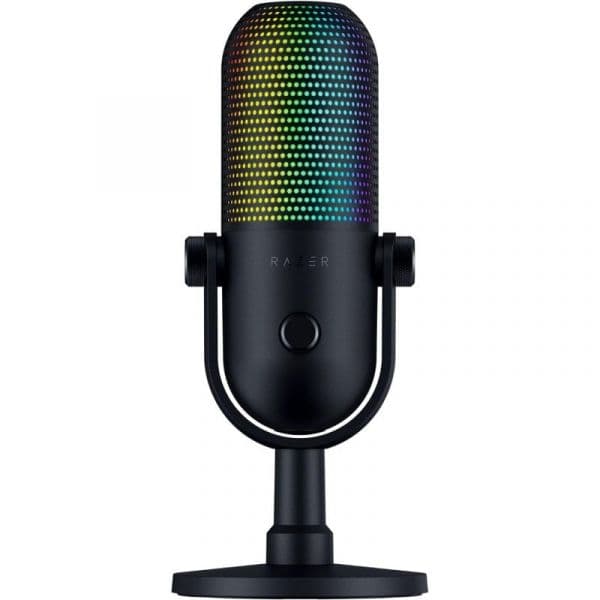 Razer Seiren V3 Chroma Microfone de Condensador para Streaming Preto