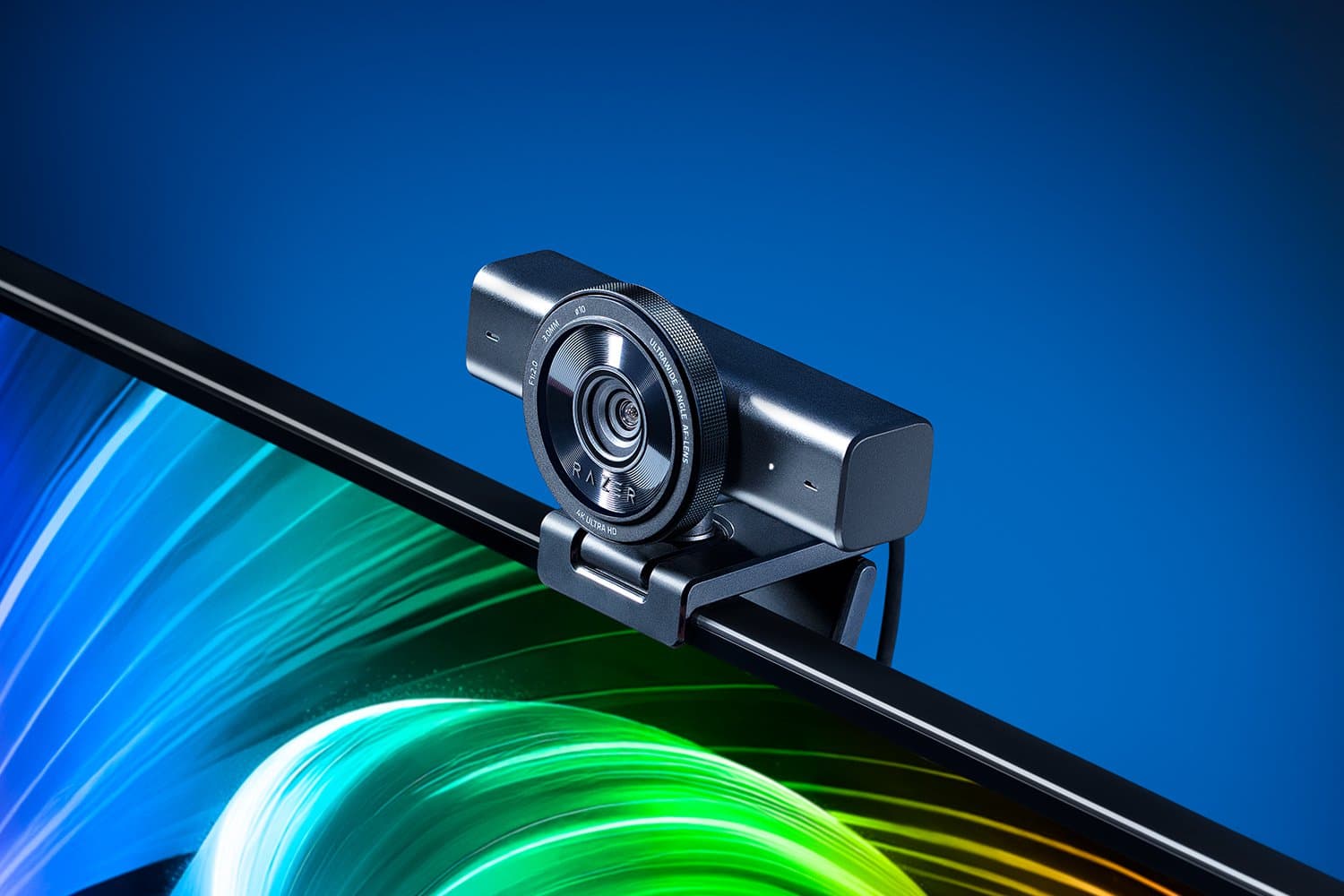 Webcam Razer Kiyo V2 4K 30FPS Enquadramento IA HDR Grande Angular