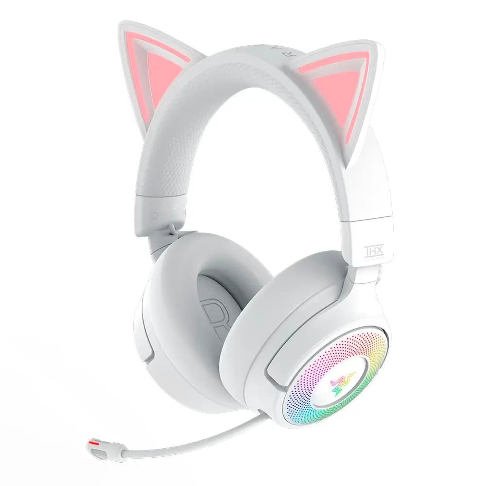 Razer Kraken Kitty V3 Pro Branco Wireless PC/Mac/PlayStation/Nintendo Switch/Steam Deck