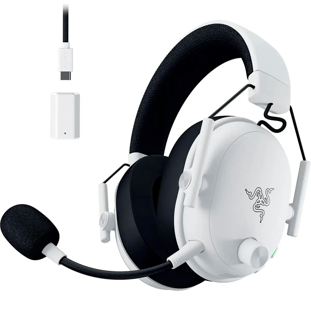 Razer BlackShark V3 sem Fio/Bluetooth Branco