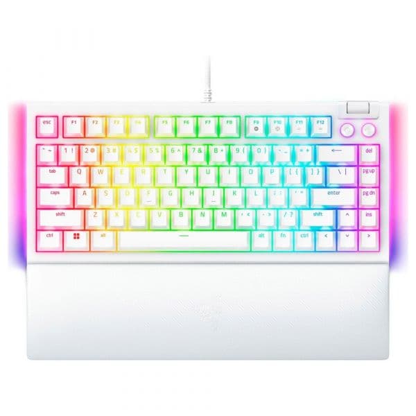 Razer BlackWidow V4 75% Layout US RGB Tactile Switch Branco