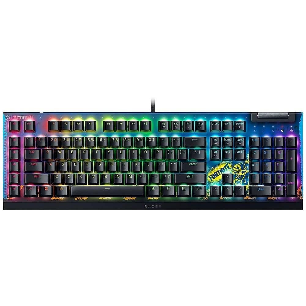Teclado Razer BlackWidow V4 X RGB US Yellow Switch Fortnite