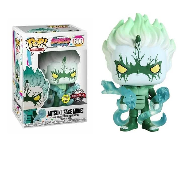 FUNKO POP! Animation: Boruto Naruto Next Generations - Mitsuki Sage Mode - GITD - Exclusive - 699