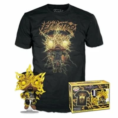 Funko POP and Tee Marvel: SPIDER-MAN NO WAY HOME - GITD - Electro(L)