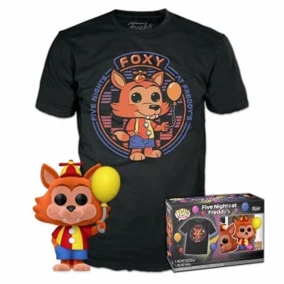 Funko POP and Tee Games: FNAF SB - Balloon Foxy - Flocked - Exclusive (XL)