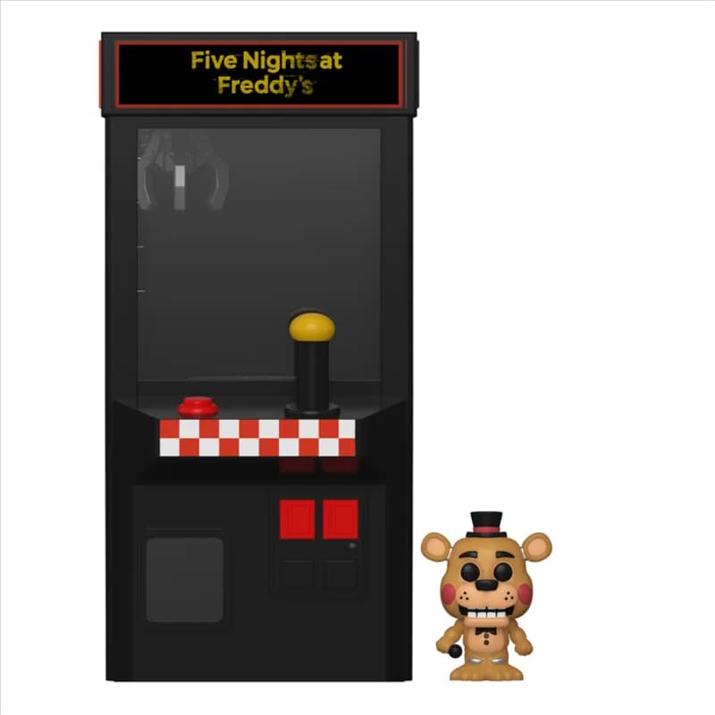 Figura Funko Bitty POP! Arcade: Five Nights at Freddy's - Toy Freddy + Arcade Display