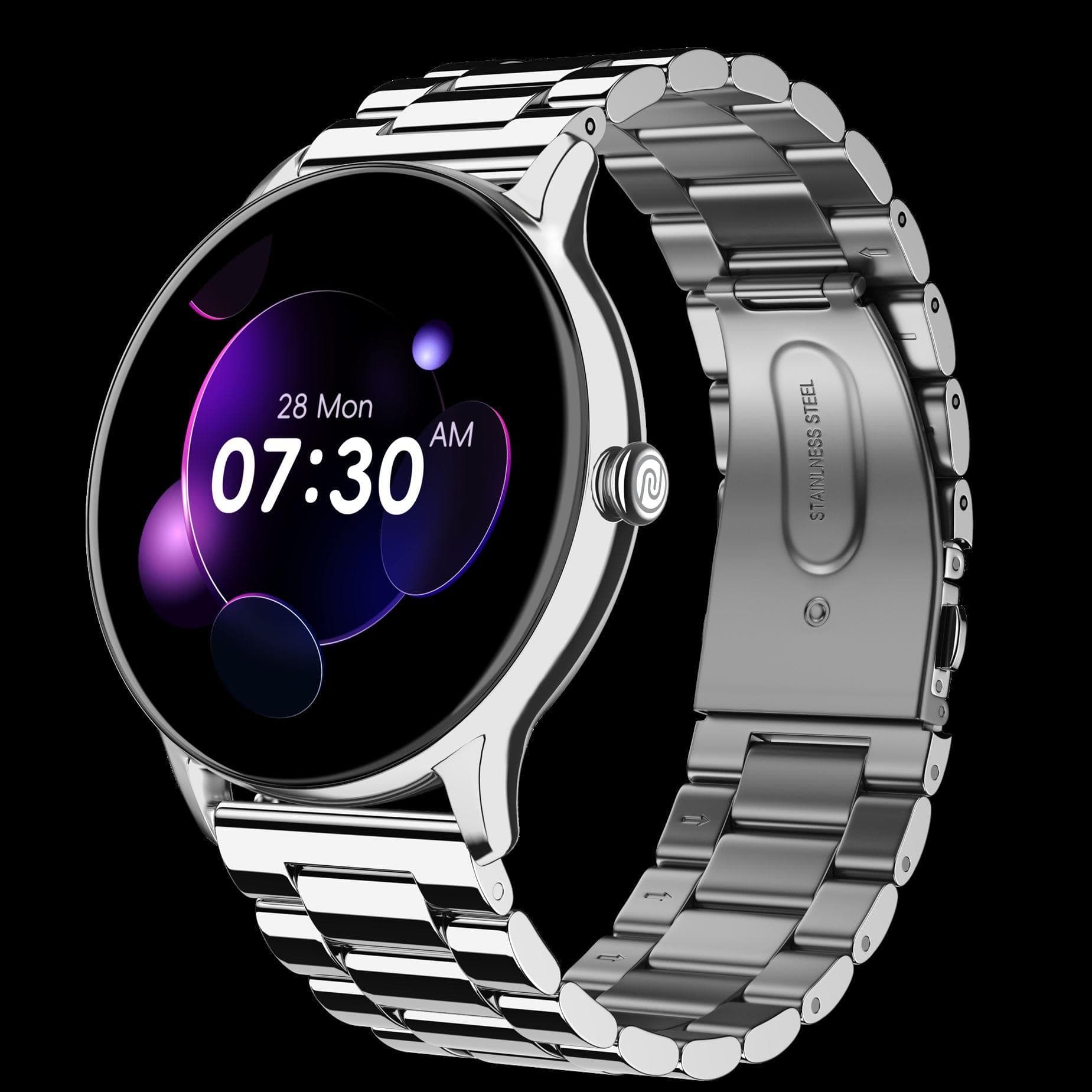 NOISE - SMARTWATCH TWIST GO ELITE SILVER WRB-SW-TWISTGO-GLOSSYMTL-SLVR_SLVR