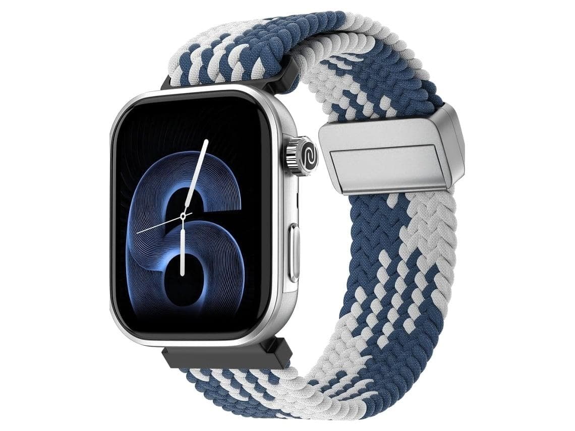 NOISE - SMARTWATCH PRO 6 AI ARCTIC WEAVE WRB-SW-COLORFITPRO6-NY-SLVR_WHTBLU