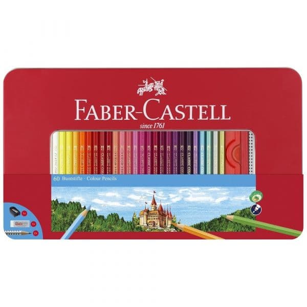 Faber-Castell Lápis de Cor Hexagonal 60 Unidades