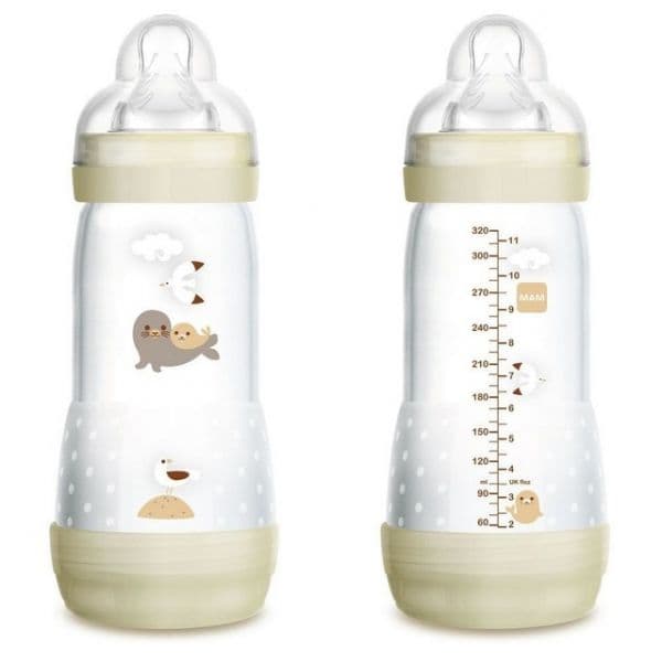MAM Biberão Anti-cólicas 320 ml 4m+ Bege