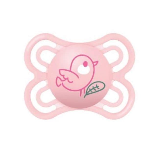 MAM Chupeta Silicone Perfeito 0m + Rosa