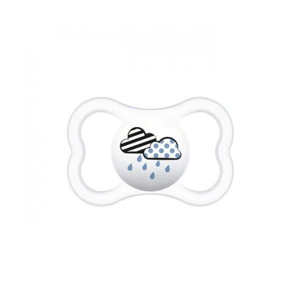 Mam Chupeta Supreme Silicone Chuva Branco +6M