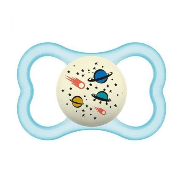 Mam Chupeta Supreme Night Silicone Universo Azul +16M