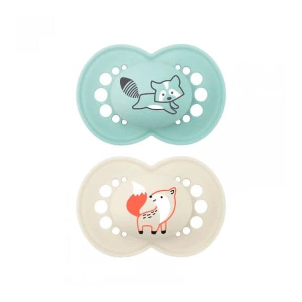 Mam 2 Chupetas Original Silicone Colours of Nature Verde +16M