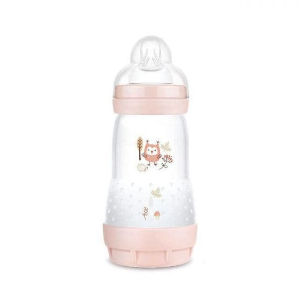 Mam Biberão Anti-cólicas Easy Start 260ml Colours of Nature Rosa +2M