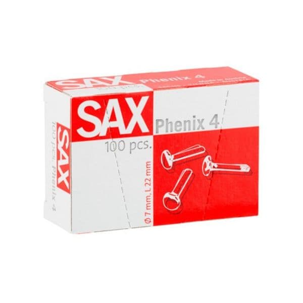 SAX Caixa 100 Ataches Phenix nº 4 22mm - 070036