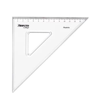Aristo Esquadro 45º/20cm eocollege E-14cm Transp. Ar23420 - 09115323420