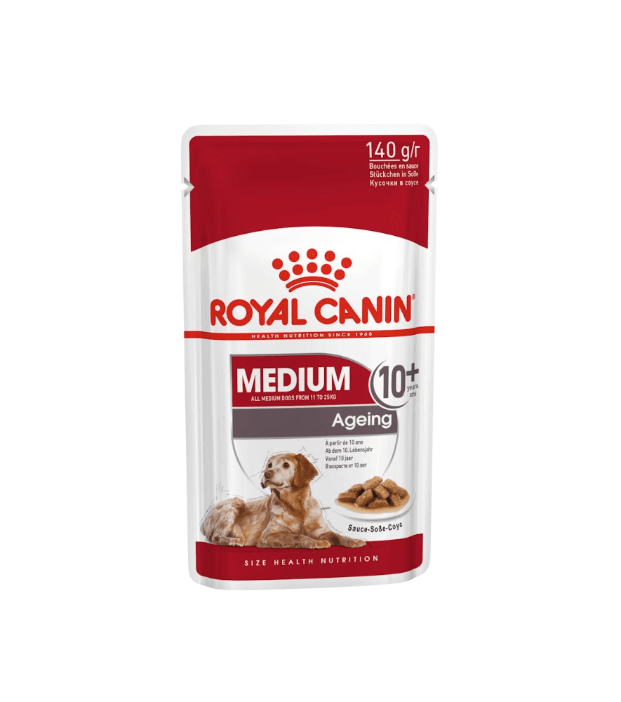 Royal Canin Medium Ageing 10+ 140gr Alimento Húmido para Cão - Campet