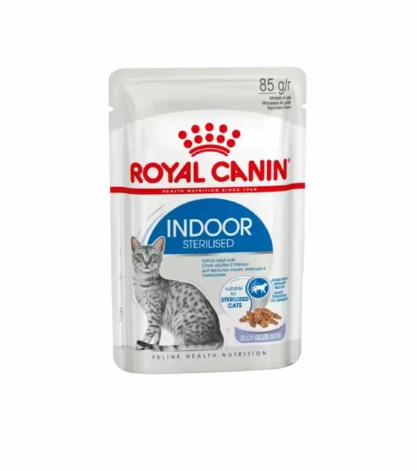 Ração Húmida Royal Canin Indoor Sterilised 27 Jelly 85g