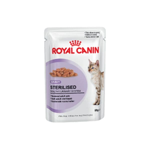 Ração Húmida Royal Canin Sterilised Gravy 12x 85g