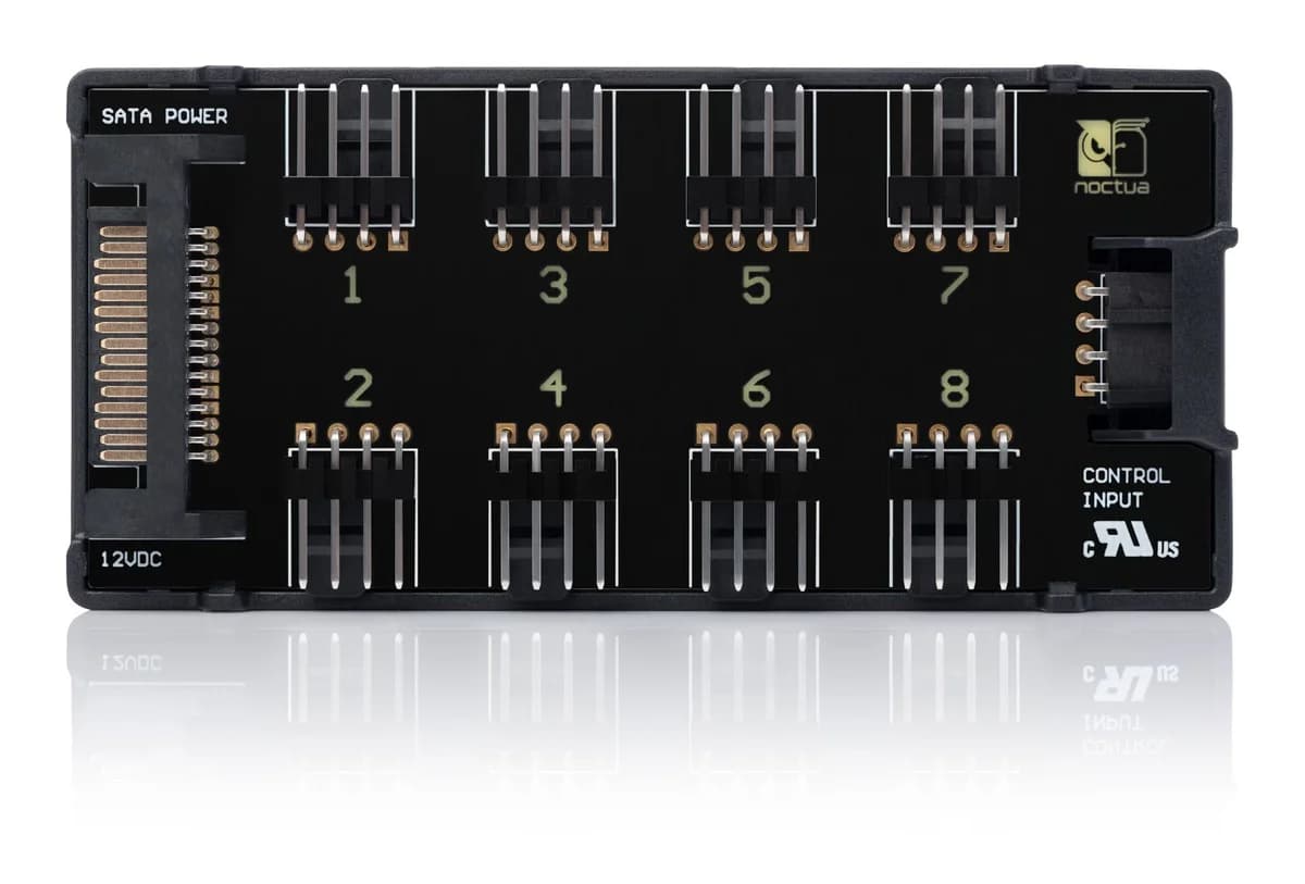 Controlador e Hub Noctua NA-FH1 8x Ventoinhas