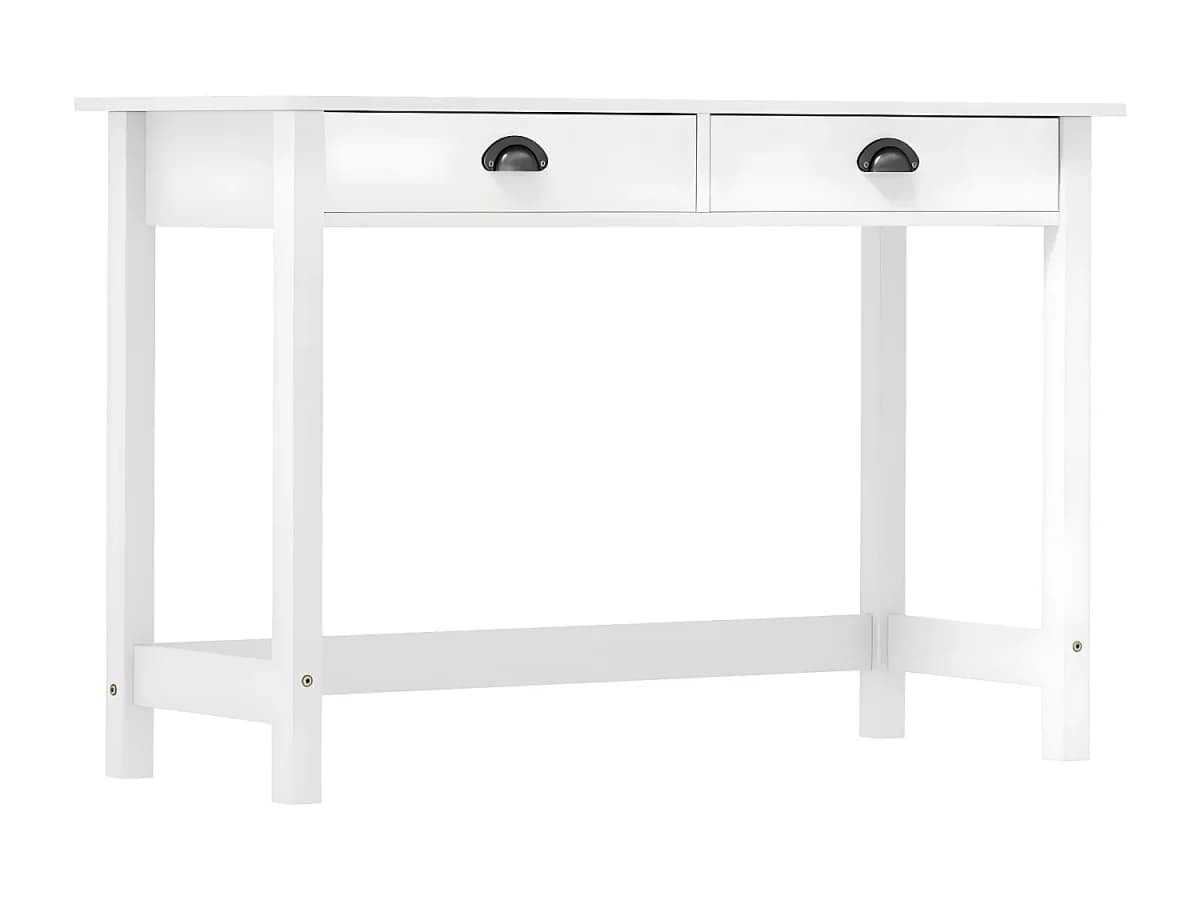 Mesa consola Hill c/ 2 gavetas 110x45x74 cm pinho maciço PT972450