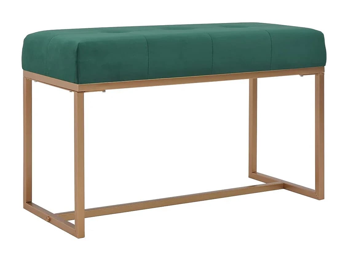 Banco 80 cm veludo verde PT931852