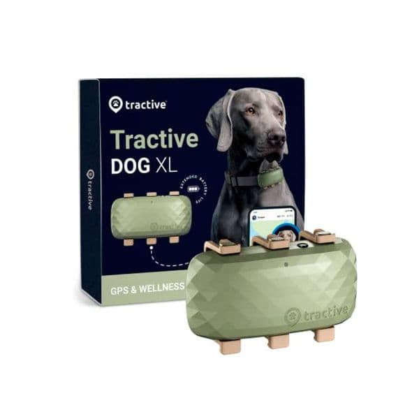 Tractive Localizador Inteligente GPS & Health XL para Cão Verde Claro
