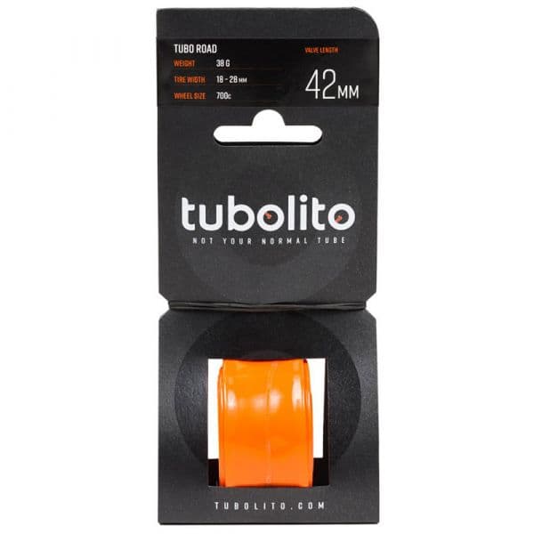 Tubolito Câmaras de ar Tubo Road 42 Mm Orange 700 x 18-28
