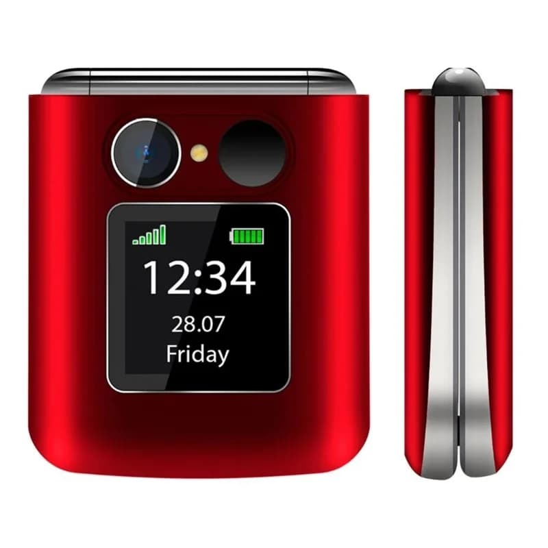 Telemovel Concha BEAFON Fold F10 Vermelho