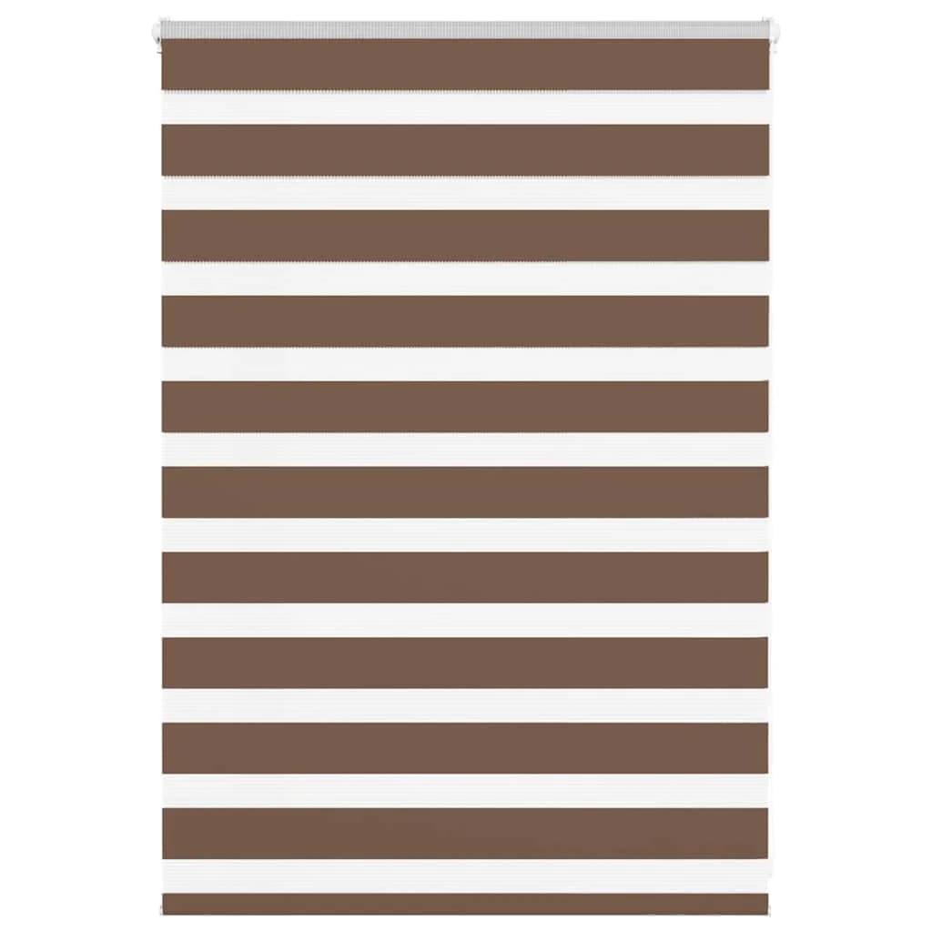 vidaXL Cortina de zebra 115x100 cm largura do tecido 110,9cm poliéster