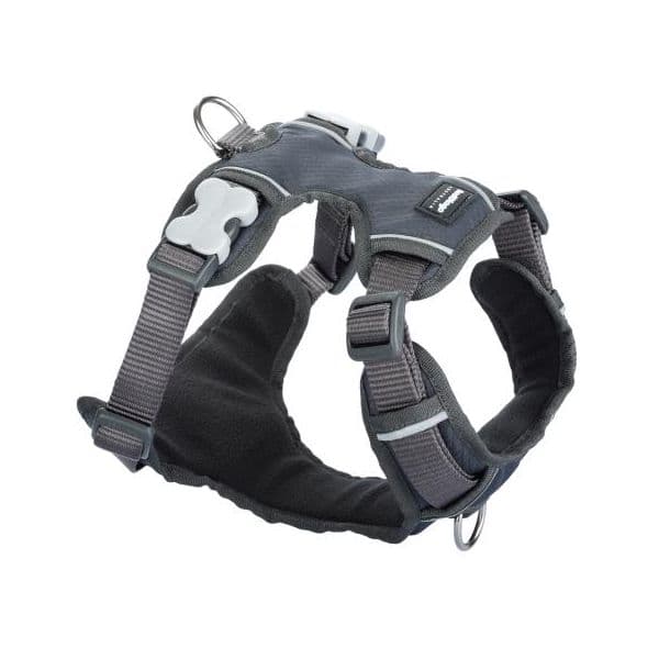 Red Dingo Arnês Acolchoado Padded Grey Cinza S