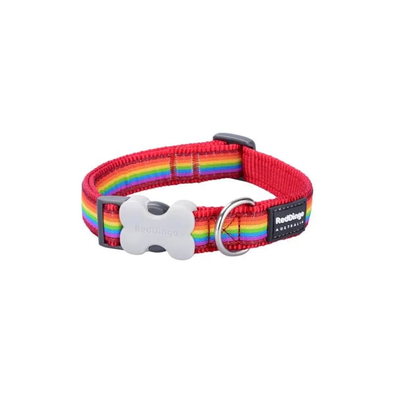 Red Dingo Coleira Rainbow Multicolor 20-32 cm