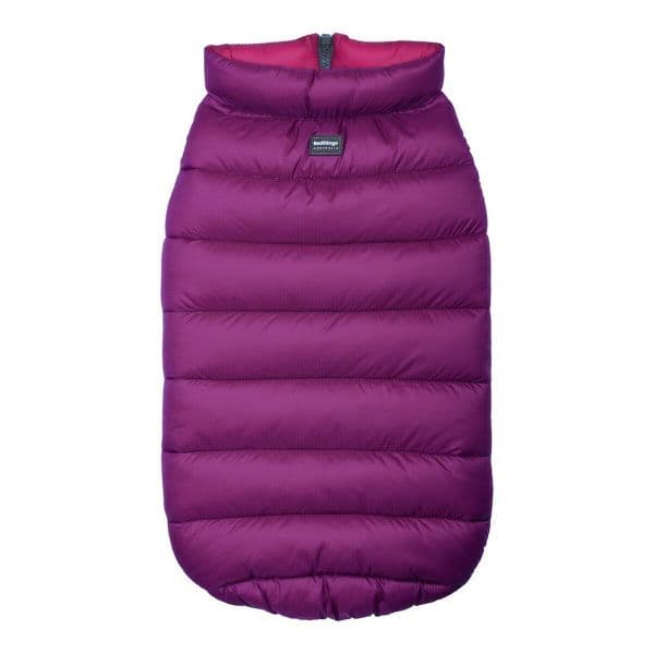 Red Dingo Casaco para Cães Puffer Reversível Rosa/Amora e Roxo/Cinza 25 cm