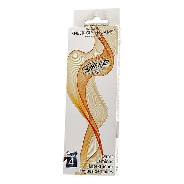 Sheer Glyder Dams Preservativos Orais Amoras Coca Cola x4