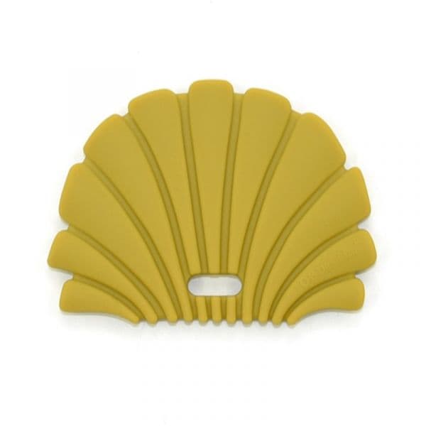 O.B Designs Shell Teether Mordedor Gold 3M+